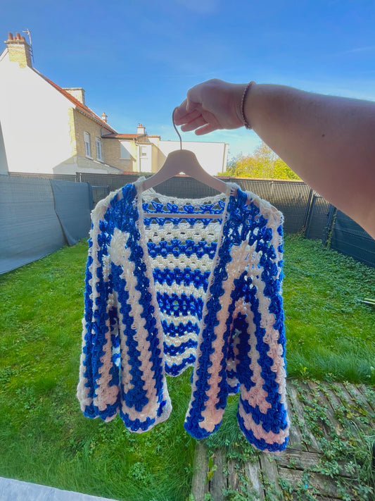 Cardigan bleu 🦋